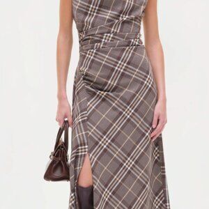 Simkhai Burke Plaid Dress